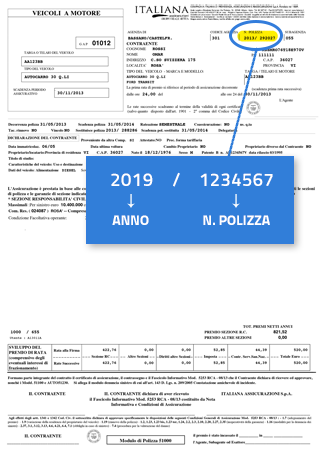 attestato di rischio italiana assicurazioni